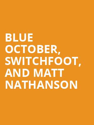 Blue October Switchfoot and Matt Nathanson, St Augustine Amphitheatre, St. Petersburg